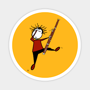 Bassoon dancer Magnet